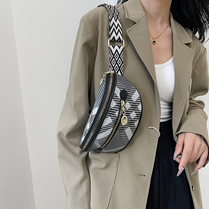 Immagine prodotto Only-Bags.Store Borsa a tracolla, borsa in pelle PU con zip, diversi colori, fodera in poliestere
