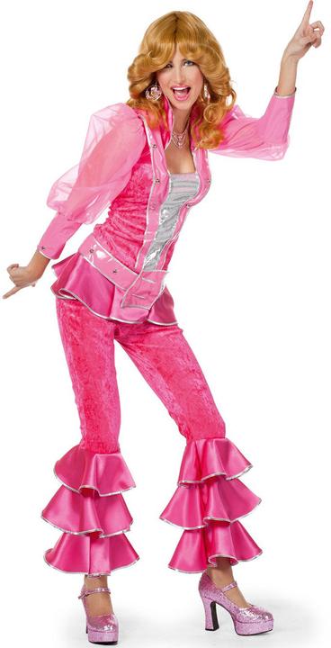 Immagine prodotto Wilbers Vestito da discoteca da donna anni '70 Mama Mia, rosa (40)