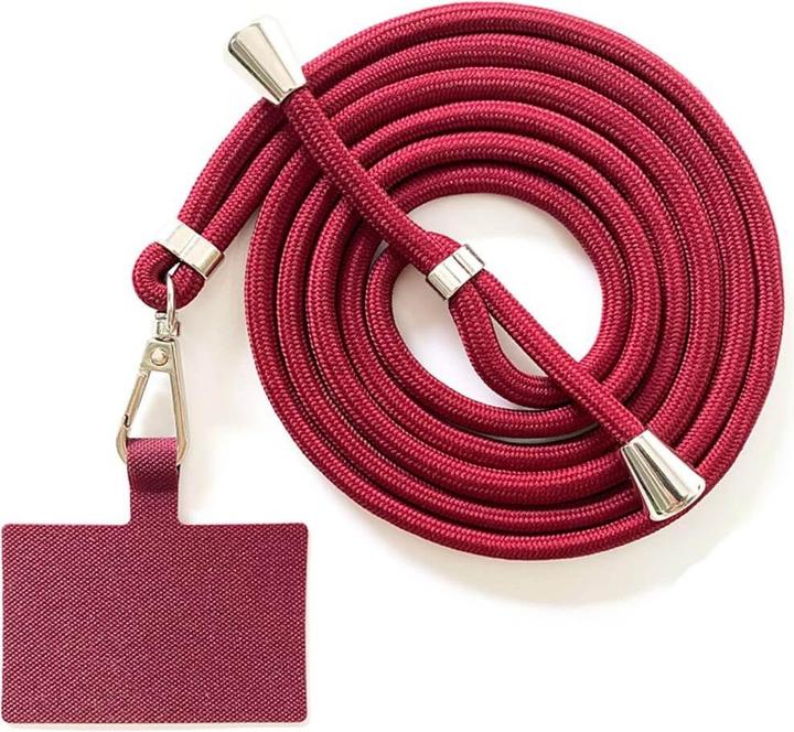 Productafbeelding Cover-Discount Universele koordketting voor mobiele telefoon bordeaux