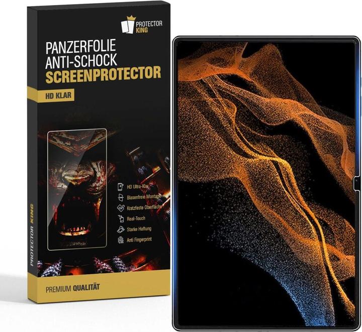 Produktbild Protectorking 1x 9H Panzerglas flexibel HD Klar (1 Stück, Galaxy Tab S8 Ultra)
