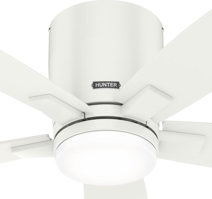 Produktbild Hunter Fans Deckenventilator Valencia Weiss mit LED & Fernbedienung (42 dB)