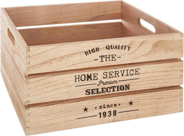 Image du produit Atmosphera Caisse Naturfakto x6, brun (25 x 15 x 12 cm)