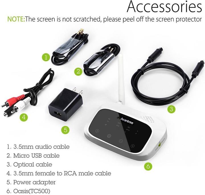 Actual product image Avantree Oasis LONG RANGE (Transmitter & Receiver)