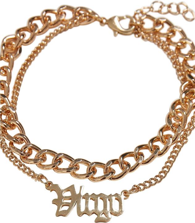 Urban Classics Zodiac Golden Anklet (80% Eisen, 20% rostfreier Stahl)