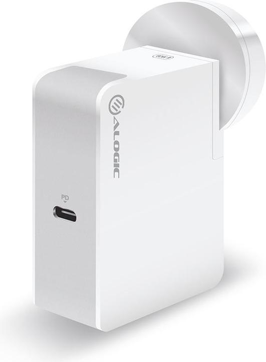 Produktbild Alogic Ladegerät Reise Edition 4 plugs USB-C 2m Kabel weiss (60 W)