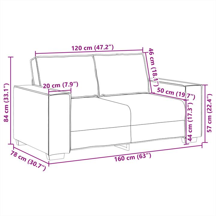 Produktbild VidaXL 3-teiliges Sofaset mit Kissen aus taupefarbenem Stoff (Ecksofa)
