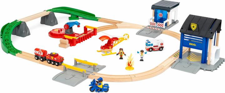 Immagine prodotto Brio Set di treni della squadra di salvataggio