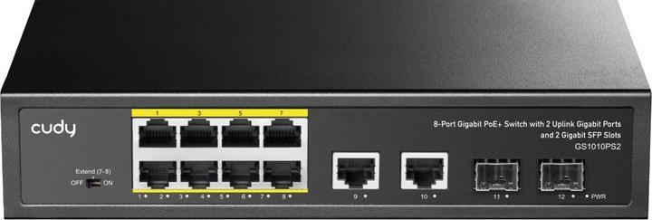 Actual product image Cudy Switch (GS1010PS2) (10 Ports)