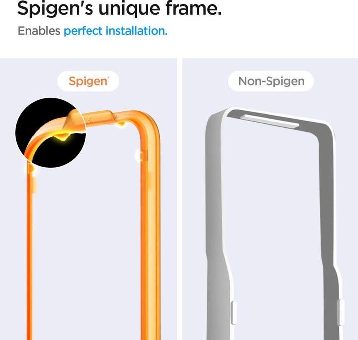 Actual product image Spigen ALM Glas.Tr Sam A35 5G 2szt. szkło hartowane AGL07772 (2 Piece, Samsung Galaxy A35)