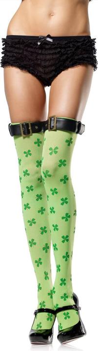 Actual product image Leg Avenue Kleeblatt Overknee Strümpfe (S, M, L)
