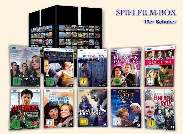 Actual product image MDR feature film box - slipcase of 10,DVD