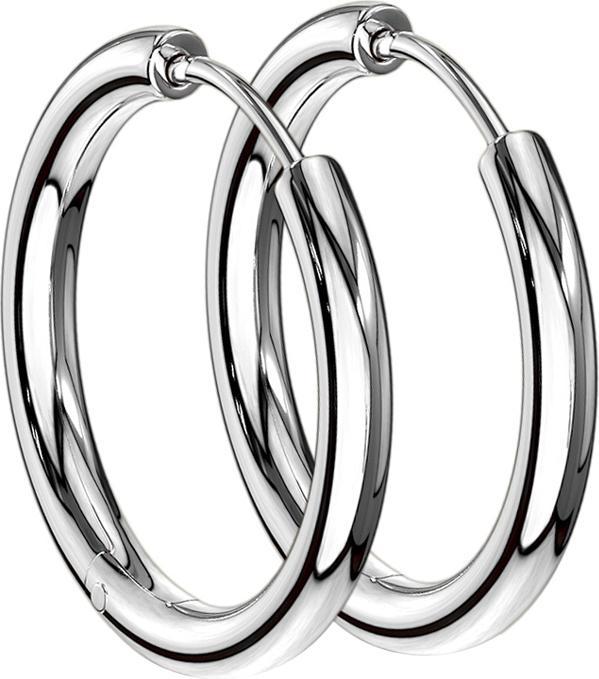 Star Piercing Ohrring silber (ohne Messing, Chirurgenstahl 316L)