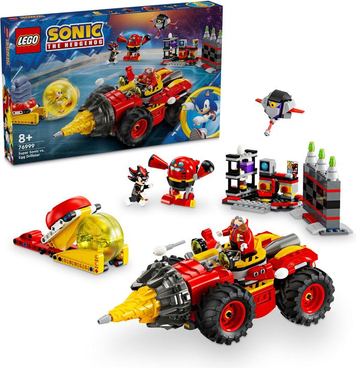 Produktbild LEGO Super Sonic vs. Egg Drillster (76999, LEGO Sonic)