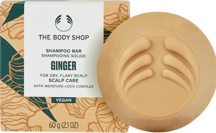 Body Shop Ingwer Shampoo Bar - Festes Shampoo für trockene Kopfhaut, 60 Gramm (Festes Shampoo)
