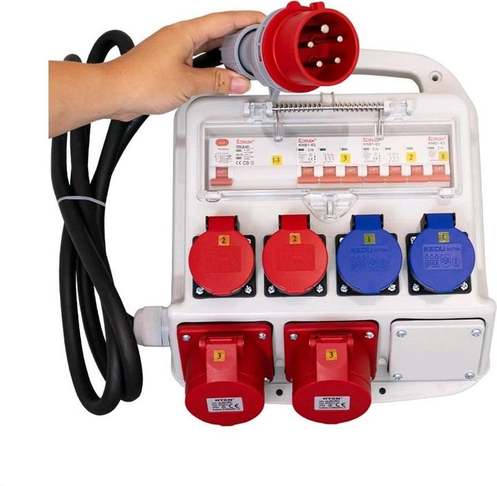 Produktbild Ekström Baustromverteiler (2 x, Typ 13, Typ 25)
