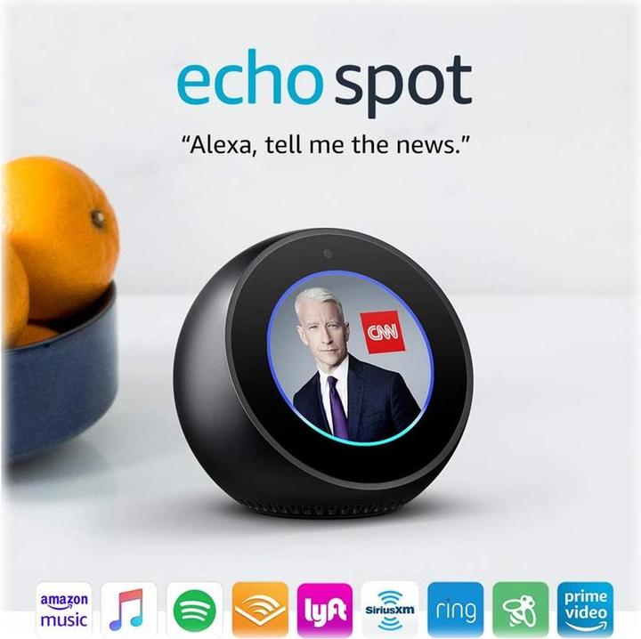 Immagine prodotto Amazon Echo Spot (2024) (Amazon Alexa)