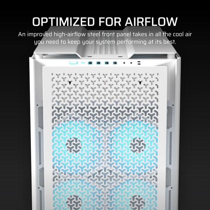 Produktbild Corsair Case iCUE 9000D RGB Airflow Tower TG white (E-ATX, ATX, SSI EEB, mATX)
