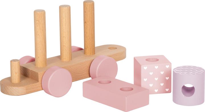 Actual product image small foot Holzzug rosa