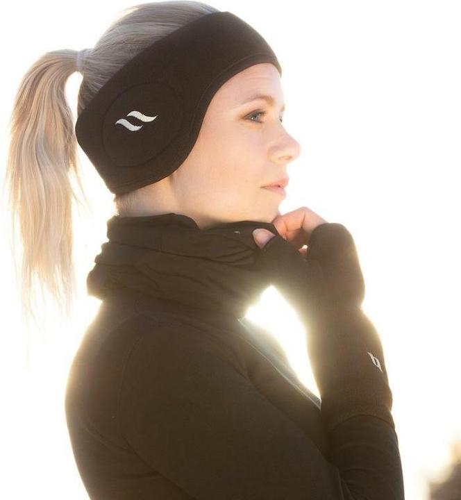 Actual product image Back on Track Half gloves fleece (L)