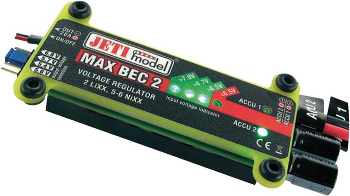 Actual product image Jeti MAX BEC 2 Regulator (8595245909659)
