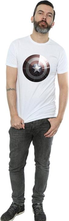 Produktbild Captain America Schild Glänzend TShirt (XL)