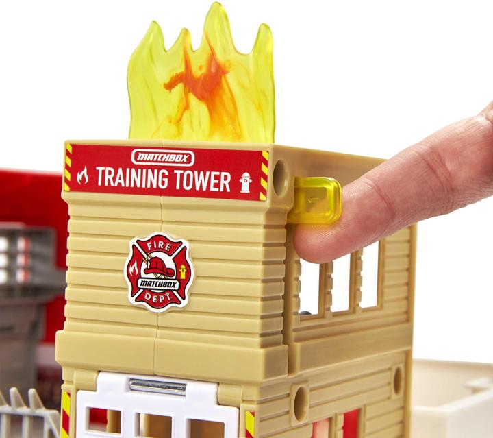 Actual product image Matchbox Fire station playset