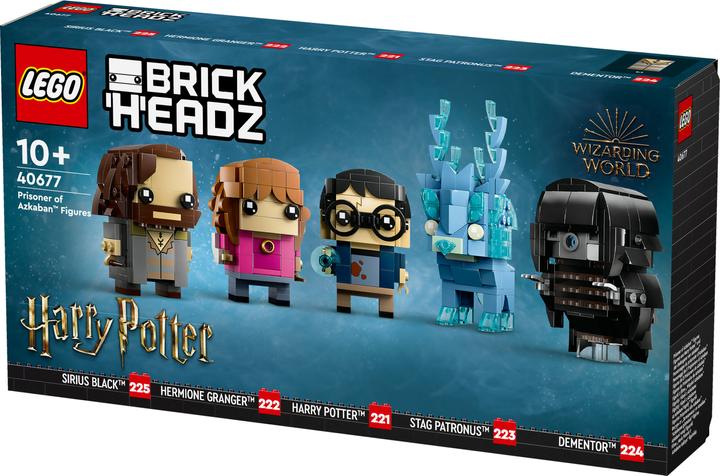 Actual product image LEGO 40677 Figures from Harry Potter and the Prisoner of Azkaban (40677, LEGO Brickheadz)