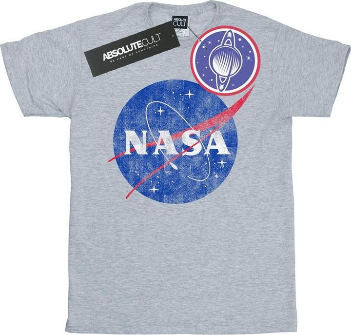 Nasa Classic Insignia Logo Distressed TShirt Jungen