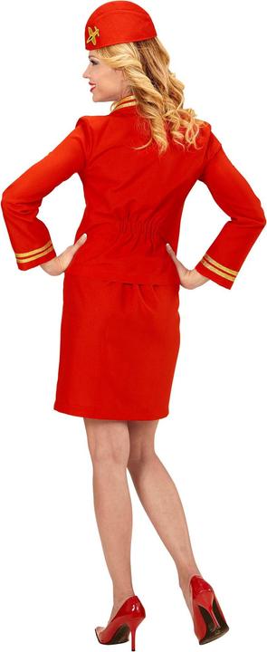 Actual product image Widmann STEWARDESS (jacket, skirt, scarf, hat), M (M)