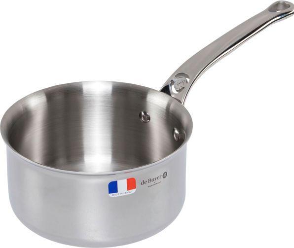 Actual product image de Buyer Affinity saucepan with lid induction (16 cm, Pot, Stainless steel)