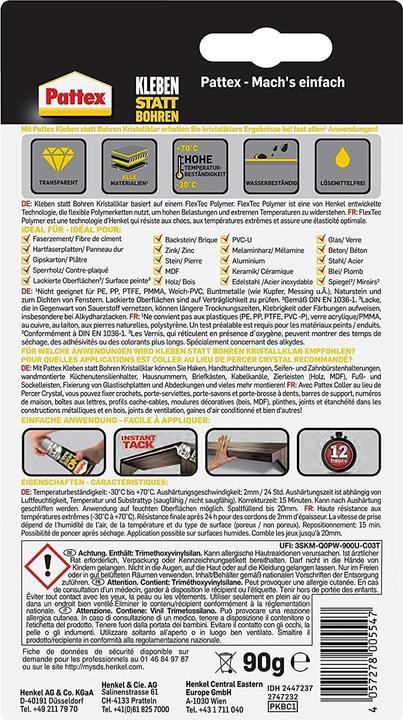 Immagine prodotto Pattex Cristallino (90 g)