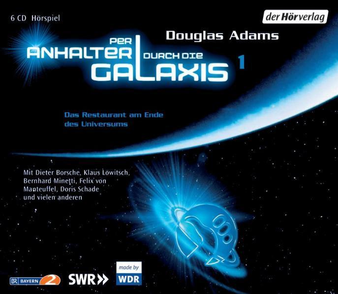 Immagine prodotto Guida galattica per autostoppisti (Douglas Adams, Rolf Boysen, Felix Manteuffel, Wolfgang Hess, Siemen Rühaak, Markus Boysen, Klaus Löwitsch, Ernst Wendt, Tedesco)