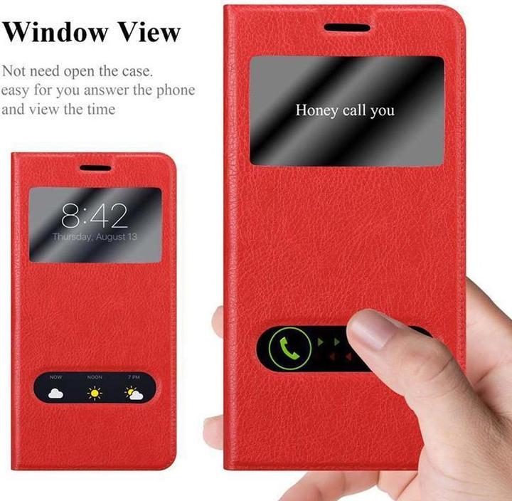 Produktbild Cadorabo Book mit View Doppelfenster Cover (Samsung Galaxy A8 (2018))