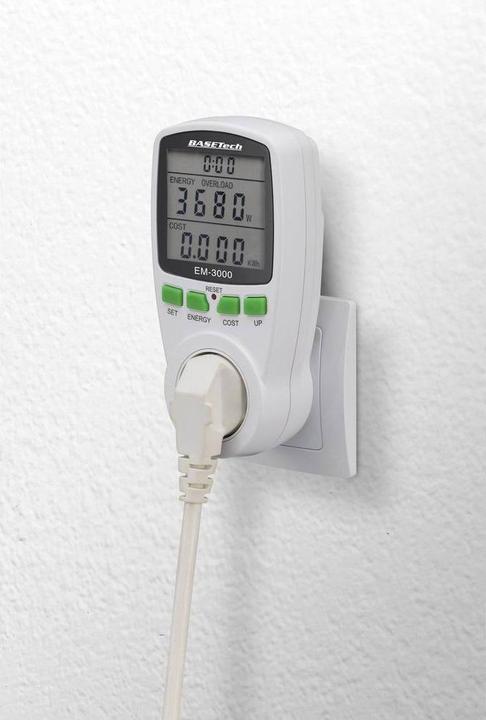 Actual product image Basetech EM-3000 Energy Cost Meter Cost Forecasting