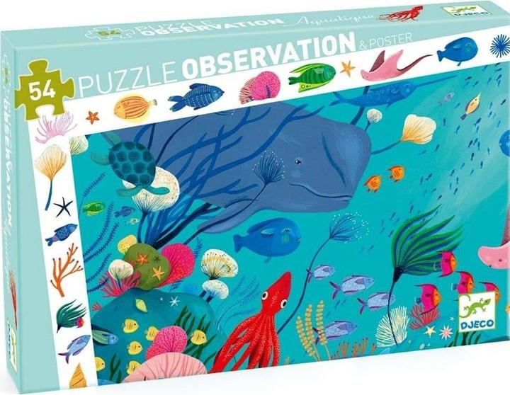 Actual product image Djeco In the sea (54 pieces)