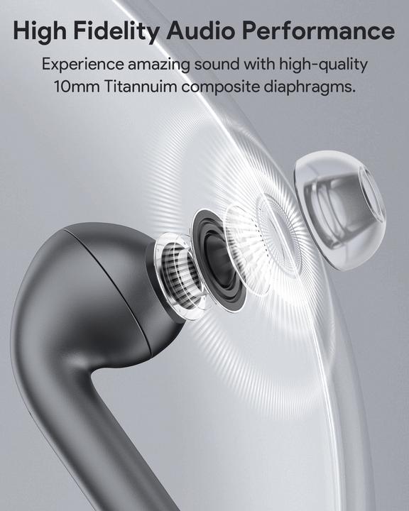 Actual product image Aukey BEYOND ANC PRO - Earbuds (ANC, 25 h, Wireless)