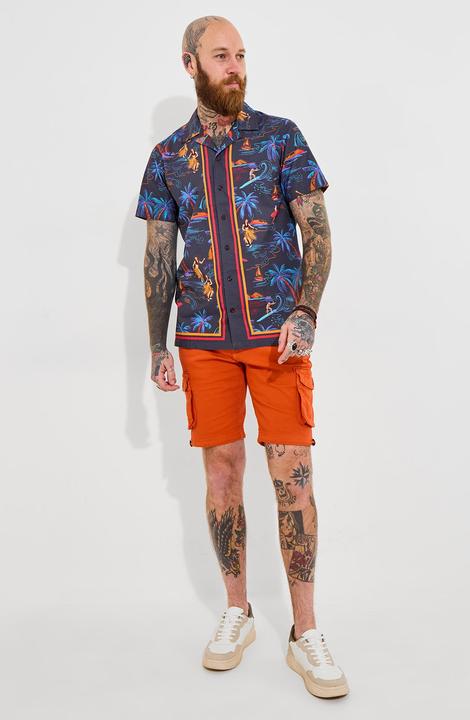 Image du produit Joe Browns Hawaiian Surfing Cuban Short Sleeve Shirt (XXL)