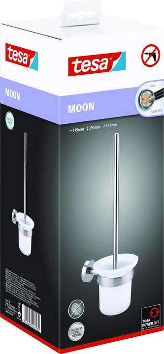 Immagine prodotto tesa Set di spazzole MOON WC con soluzione adesiva inclusa senza foratura