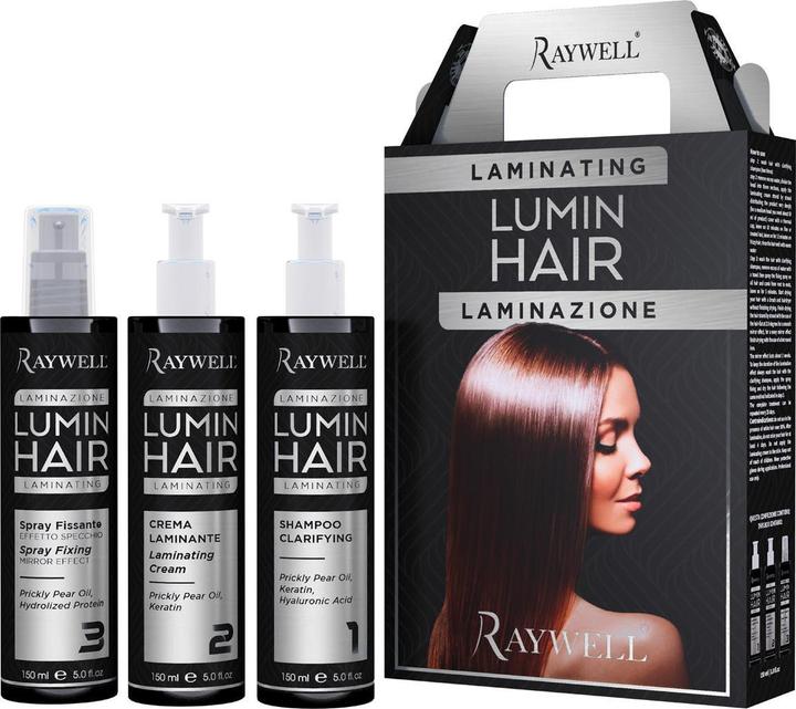 Image du produit Raywell Kit de lamination des cheveux Lumin (Set soin capillaire)