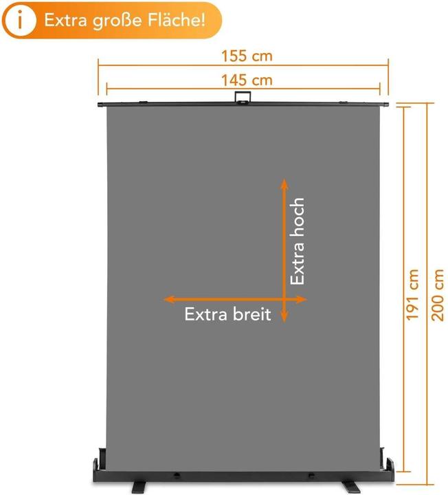 Immagine prodotto Walimex pro per pannello arrotolato sfondo 155x200cm (155 cm, 200 cm)