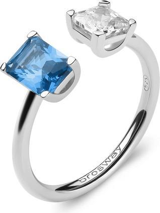 Actual product image Brosway Elegant open ring Fancy Freedom Blue FFB09 - Circuit: M (53-55 mm) (14, 925 Silver)