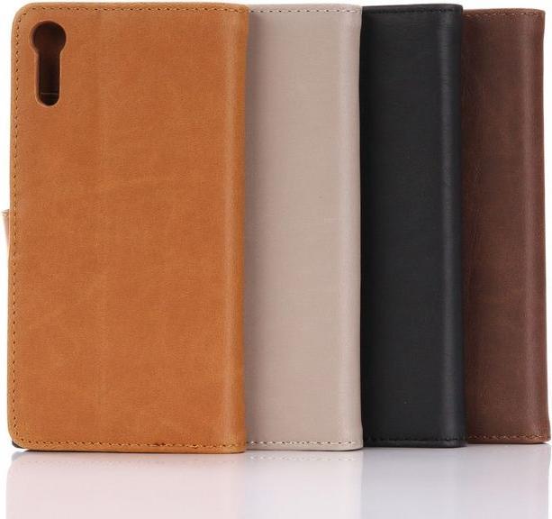 Produktbild MU Classic Crazy Horse Leder Cover (Sony Xperia XZ)