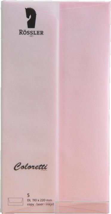 Immagine prodotto Magni Buste Coloretti DL 5s rosa (220 x 110 mm, 5 x)