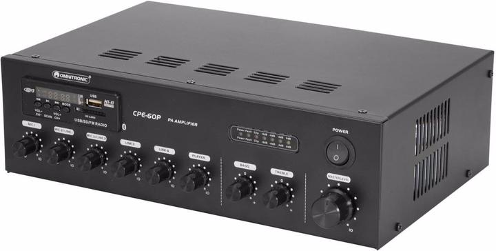 Produktbild Omnitronic CPE-60P ELA ELA-Verstärker 60 W 4-Kanal 1-Zonen