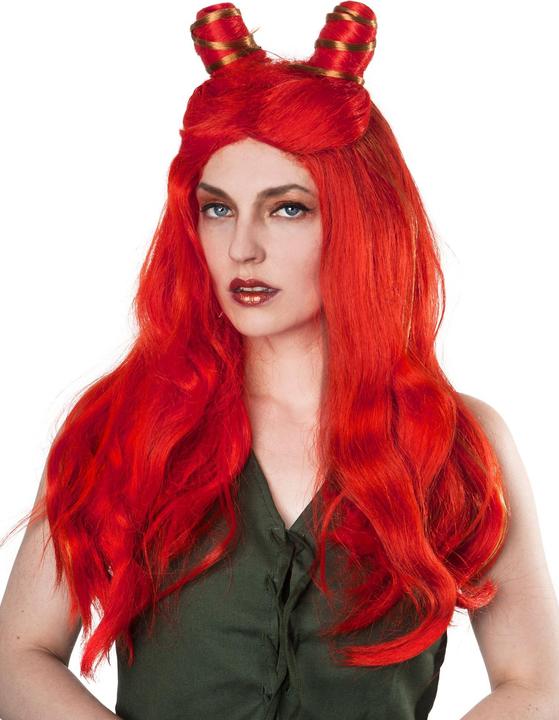 Maskworld Poison Ivy Perücke - Faschingsperücke Teufel Hexe