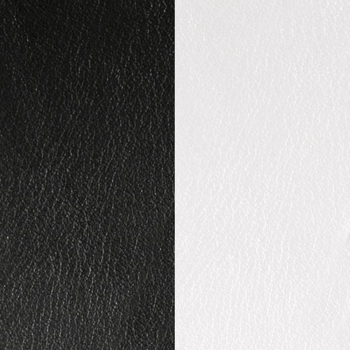 Les Georgettes Black / White (4 cm, Leder)