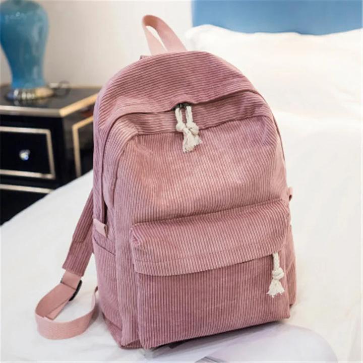 Actual product image Only-Bags.Store Personalisierte Cord Schulranzen Rucksack