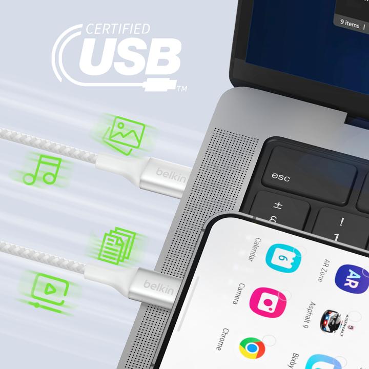 Actual product image Belkin CAB015bt1M (1 m, USB 2.0, 240 W)