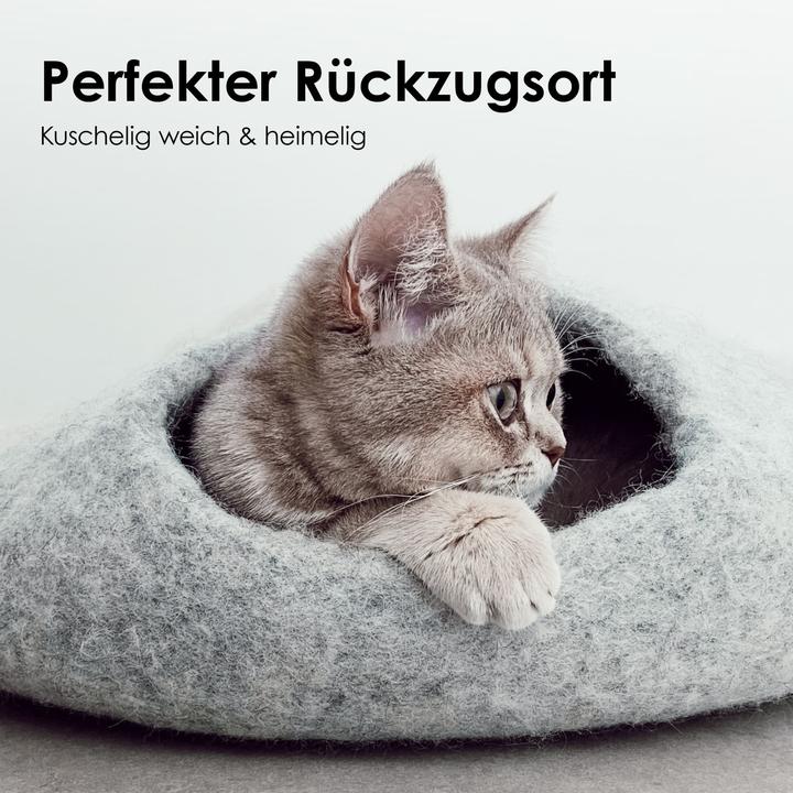Immagine prodotto LucyBalu PEBBLE KatzenhÃ¶hle aus Filz (Gatto)