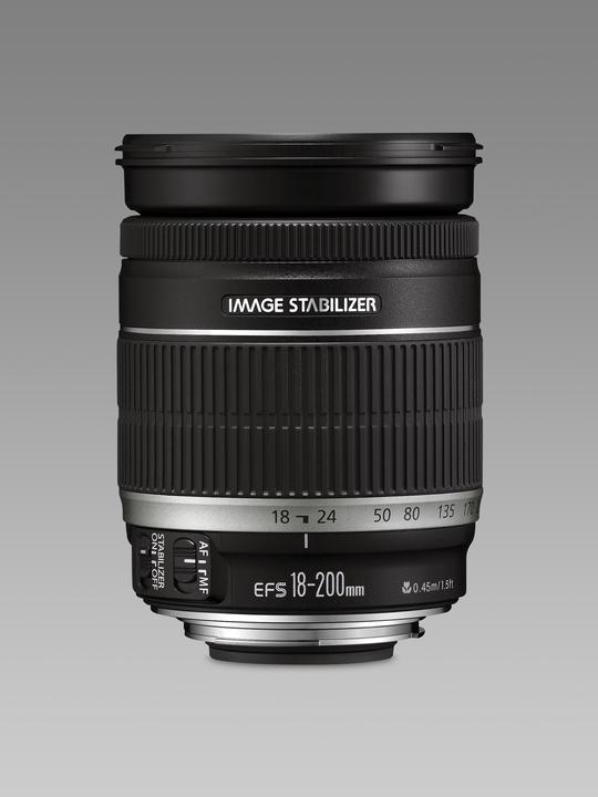 Produktbild Canon EF-S 18-200mm f/3.5-5.6 IS (Canon EF-S, APS-C / DX)